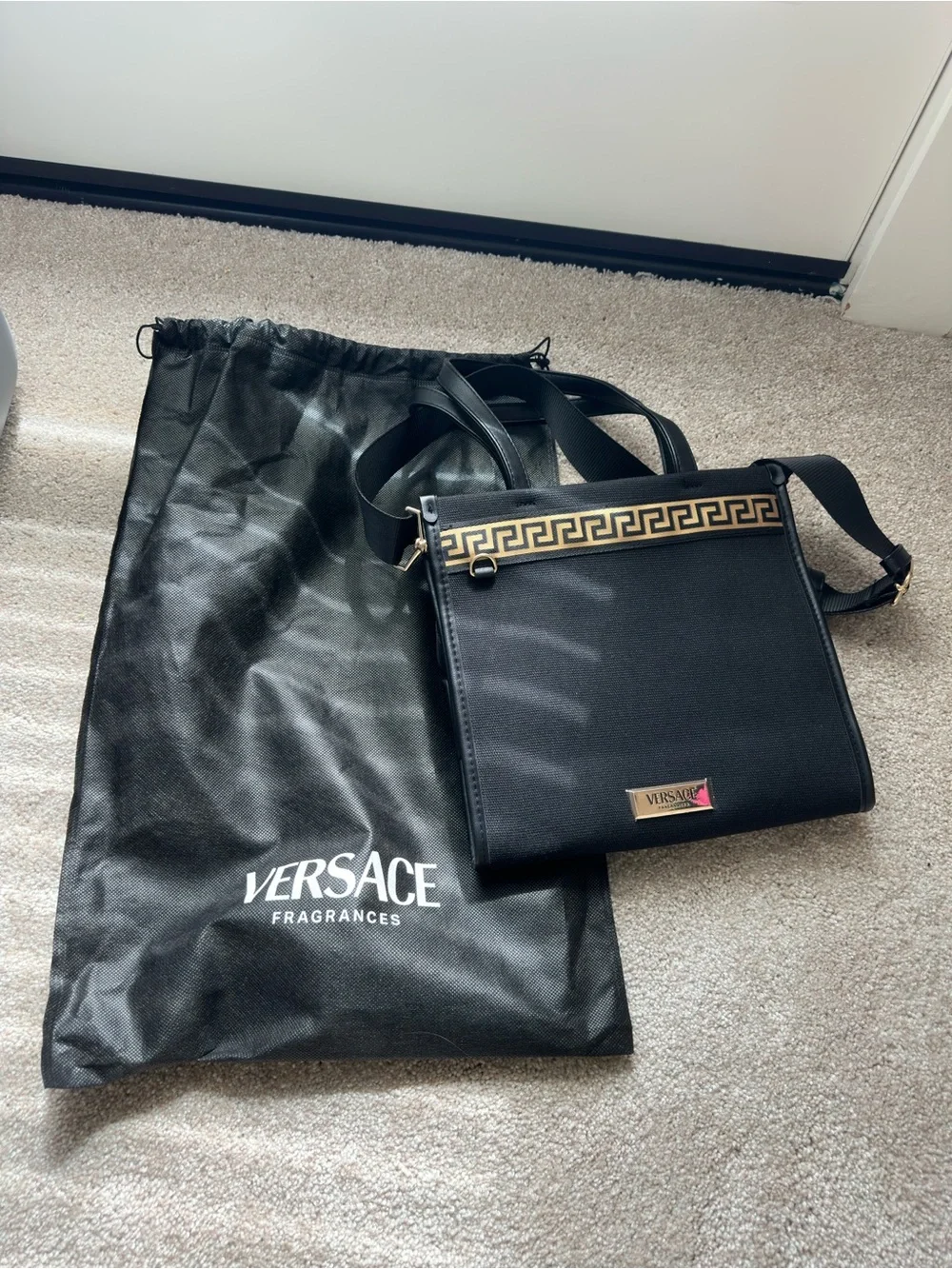 Versace Fragrance Black Crossbody - Picture 1 of 3